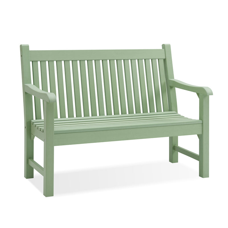 Psilvam Garden Bench, 2-Person Poly Lumber Patio Bench